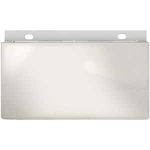 Stainless Steel Center Tow Hole Cover, 8 X 14 Inch   For Peterbilt 377, 378 & 379