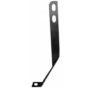 Black Powder-Coated Bumper Support Brackets For 20, 22 Inch Bumpers For Peterbilt 378 & 379
