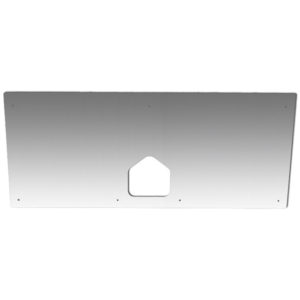 CSM Stainless Tool Box Permit Panel, 3.25 X 32.25 Inch  For Peterbilt 389