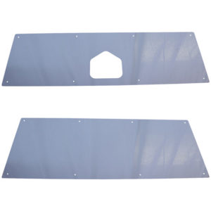 CSM Permit Panels For Battery & Tool Box Cover For Peterbilt 378 & 379 - Pair
