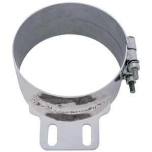 7 Inch Wide Stainless Steel Mounting Clamp Straight Bracket  For Peterbilt