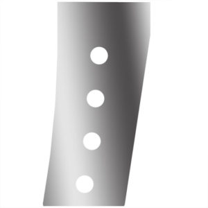 Stainless Steel Cowl Panels W/ 8 - 2 Inch Round Light Holes For Peterbilt 389