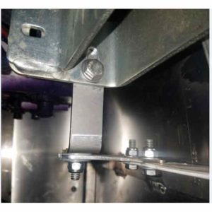 CSM SS Lower Sliding Cab Cowl Panel Mounting Bracket For Peterbilt 388 & 389 - Pair