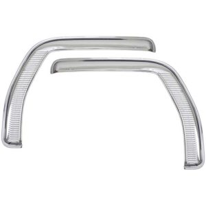 Belmor Chrome Ventvisors For Peterbilt 567 & 579