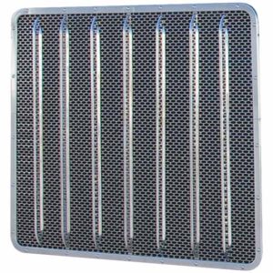 Custom Stainless Steel Grille Insert With Oval Holes For Peterbilt 379 127 BBC