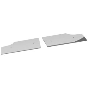 15 Inch Stainless Steel Fender Guards For Peterbilt 567 Set Back Axle 2014-Current - Pair