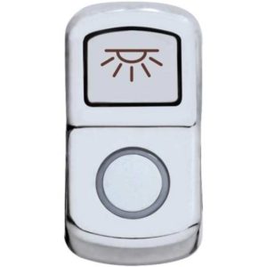 Chrome Cab Light Rocker Switch Cover For Peterbilt 2006-Newer