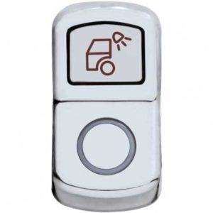 Chrome Load Light Rocker Switch Cover For Peterbilt 2006-Newer