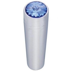 Chrome Toggle Extension With Blue Jewel  For Peterbilt