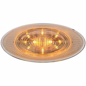 10 Diode Amber-Clear PTC LED Fender Signal Light  For Peterbilt 386