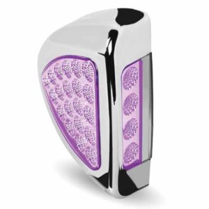 Amber LED Turn Signal & Marker To Purple Auxiliary  For Peterbilt
