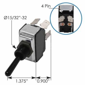 Headlight & Marker Switch For Peterbilt 300 Series
