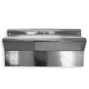 CSM Diamond Plate Aluminum 45 Inch Battery Box Cover For Kenworth W900B & W900L 2004-Older By CSM