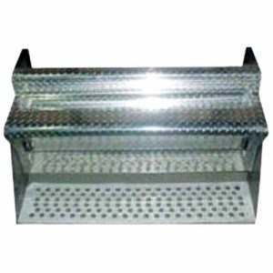 BESTfit Diamond Plate Aluminum 45 X 25 X 24 Inch Passenger Side Tool Box For Kenworth T800 & W900