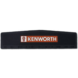 24 X 6 Inch Black Rubber Kenworth Logo Mud Flap