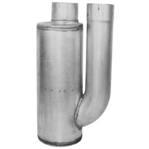 BESTfit High Flow Muffler, 5 Inch ID X 22 Inch Replaces 02-080204 For Kenworth T800, W900B, W900L Aerocab