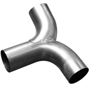 5 Inch OD Exhaust Y-Pipe For Kenworth AeroCab With Single Muffler