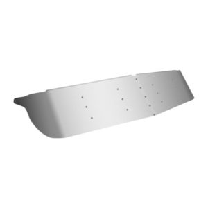 14 Inch Stainless Steel Gangster Drop Visor For Kenworth T800 & W900