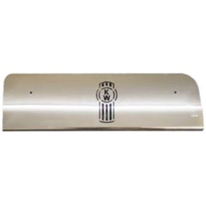 Stainless Steel Flush Mount Fender Shield W/ Kenworth Logo For W900L