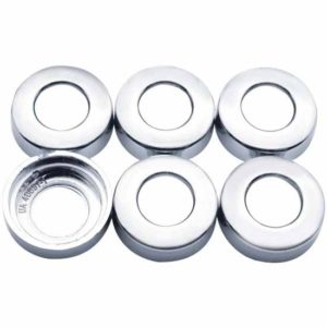 Chrome Toggle Switch Nut Cover For Kenworth (Pack Of 6)