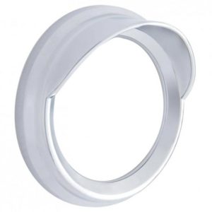 Chrome 5.5 Inch Gauge Bezel W/ Visor
