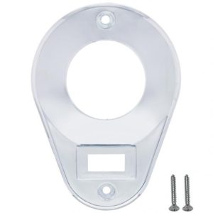 Chrome Dome & Map Teardrop Light Cover For Kenworth T600, T600B