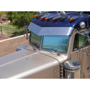 4 Piece Window Shade Cover Set For Kenworth W/ Daylight Doors