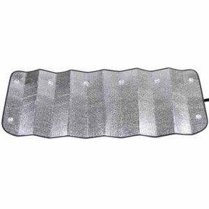 Accordion-Fold Reflective Thermal Windshield Sunshade For Kenworth T800, W900