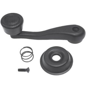 Black  Handle Window Crank Kit With Splines For Kenworth T300, T600, T800 & W900