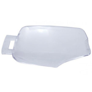 Clear Rectangular Dome Light Lens  For Kenworth T660, T800, W900B, W900L - Card Of 2