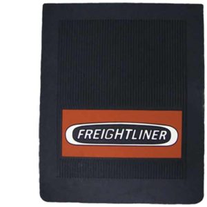 16 X 20 Inch Black Rubber Freightliner Logo Mud Flap