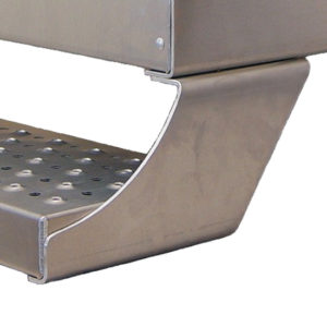 CSM Aluminum Lower Step Brackets For Freightliner Classic & FLD