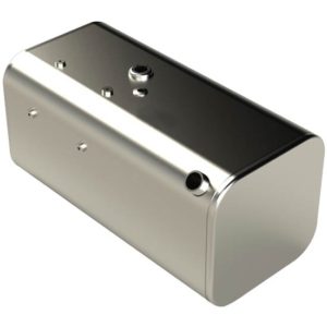 BESTfit Rectangular 90 Gallon Rear Fill Fuel Tank 18 X 18.5 X 64 Inch For Freightliner Driver Side