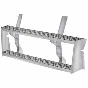 BESTfit Aluminum Wide Fuel Tank Step Assembly, 5 x 71 Inch For Freightliner