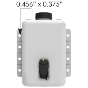 Windshield Washer Reservoir With Pump Replaces FLM065400 For Freightliner, Thomas & Blue Bird Bus