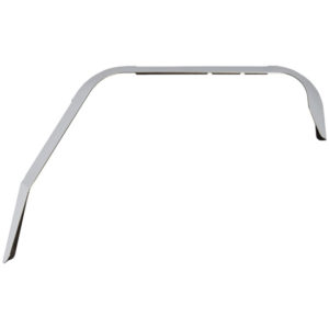 Stainless Steel Outer Door Window Shade For Freightliner Cascadia 116, 126 - Pair