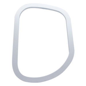 Stainless Steel View Window Trim, Passenger Side For Freightliner Century & Columbia