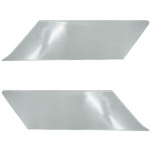 Stainless Steel Hood Side Trim For Freightliner Cascadia 116, 126 - Pair