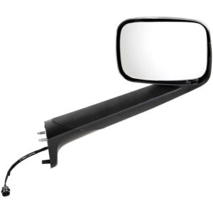 Chrome Heated Hood Mirror For Freightliner Cascadia Passenger Side 2018-Current