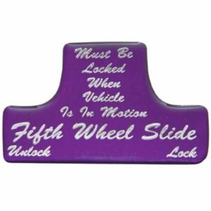 Glossy Purple 5th Wheel Switch Guard Sticker For Freightliner