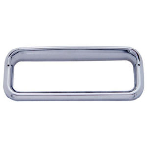 Chrome Small Glove Box Emblem Bezel W/ Visor For Freightliner Century 112, 120
