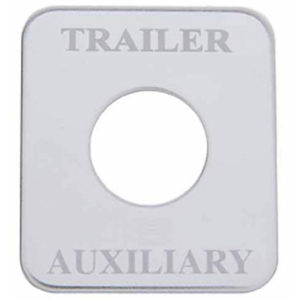 Stainless Steel Trailer Auxiliary Switch Plate For Freightliner