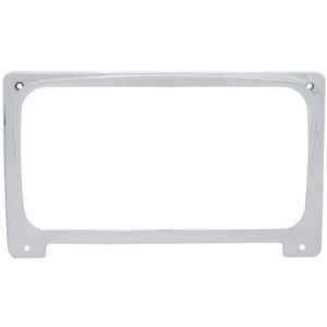 Chrome Center Gauge Cluster Bezel W/ Visor For Freightliner Columbia