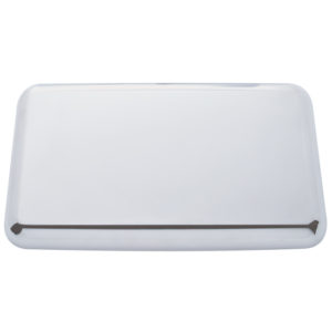 Stainless Steel Knee Pad Cover, Passenger Side For Freightliner