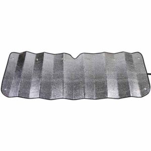 Accordion-Fold Polyethylene Bubble Reflective Thermal Windshield Sunshade For Freightliner