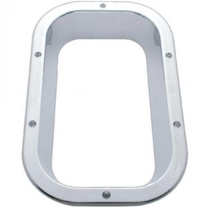 Chrome Plastic Sleeper Vent Trim For Freightliner