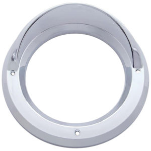 Chrome 4 Inch Bezel W/ Visor