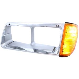 Chrome Headlight Bezel With Turn Signal Replaces A06-20738-000 For Freightliner FLD