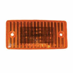20 LED Amber Cab Marker Light W/ Rippled Amber Lens For Freightliner