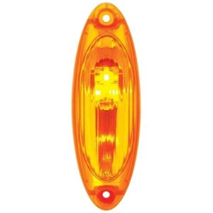 3 Diode Amber LED Amber Lens Reflector Cab Light For Freightliner Cascadia